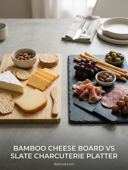 Bamboo Cheese Board Vs Slate Charcuterie Platter - The One That Truly Elevates Your Entertaining Game