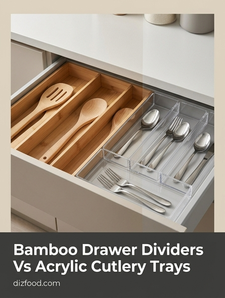 Bamboo Drawer Dividers Vs Acrylic Cutlery Trays - Which Is Best For Your Kitchen Organization?