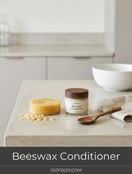 Protect Your Kitchen Woodwork Using food-grade mineral oil and Beeswax Conditioner for a Durable hydrophobic wax barrier
