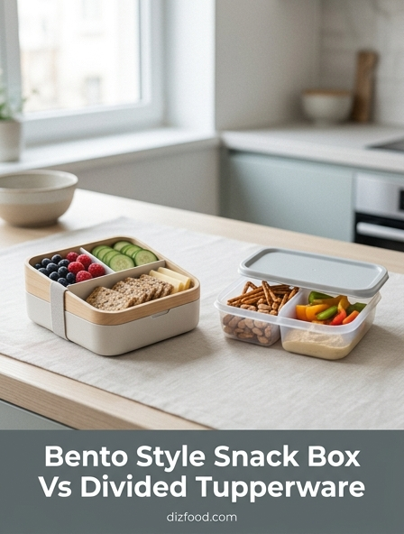 Bento Style Snack Box Vs Divided Tupperware: The One That Keeps Your On-The-Go Snacks Perfectly Organized!