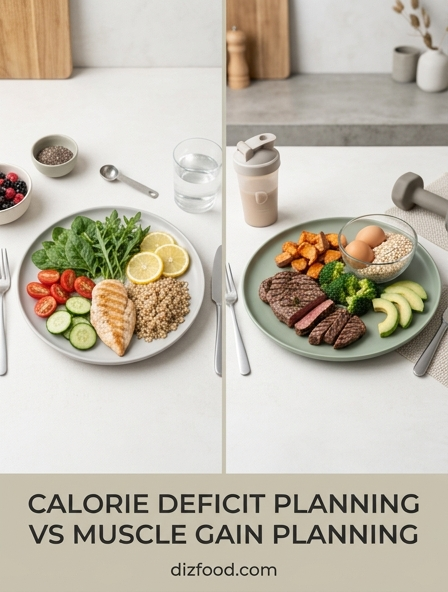 Calorie Deficit Planning Vs Muscle Gain Planning - Optimizing Your Meal Prep For Targeted Results