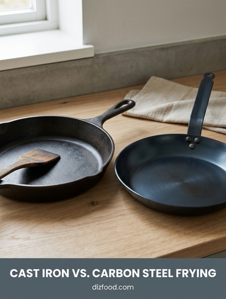 Cast Iron Vs. Carbon Steel Frying: The One That Delivers The Ultimate Pro-Level Sear!