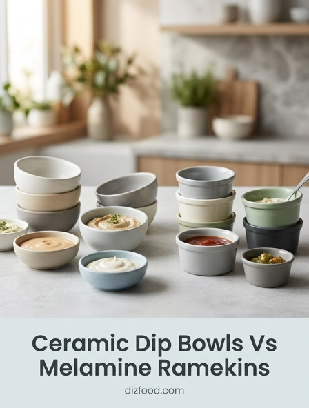 Ceramic Dip Bowls Vs Melamine Ramekins - The One That Best Elevates Your Table Presentation