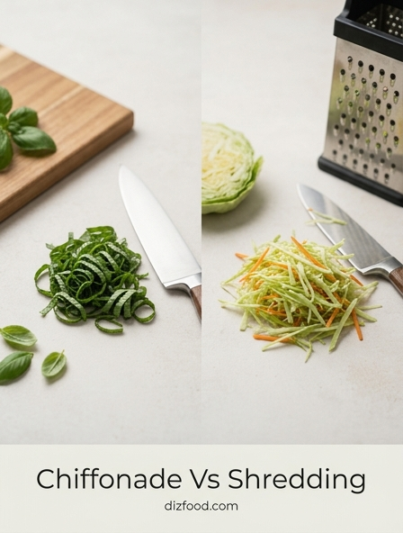 Chiffonade Vs Shredding - Which Cutting Technique Is Best For Your Herbs?