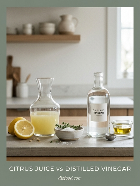 Citrus Juice Vs Distilled Vinegar: The Essential Acid That Best Brightens Your Cooking