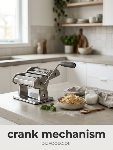 Why a crank mechanism is Ideal for Creating Continuous Vegetable Spirals