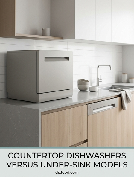 Countertop Vs Under-Sink Dishwashers: Which Design Best Optimizes Your Kitchen Space?
