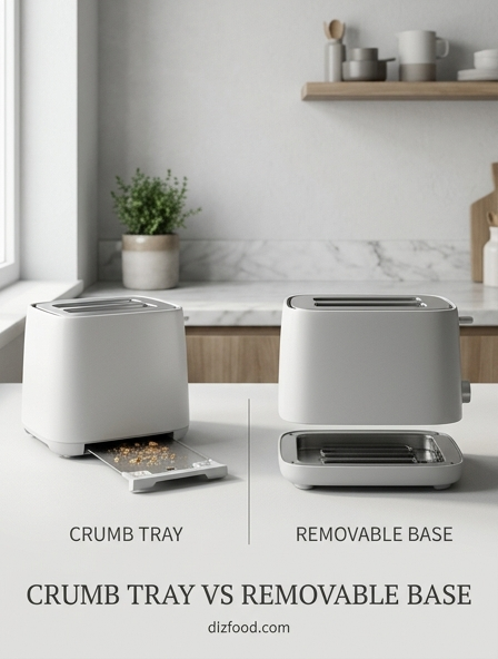 Crumb Tray Vs Removable Base - Which Feature Makes Kitchen Cleanup Easier?