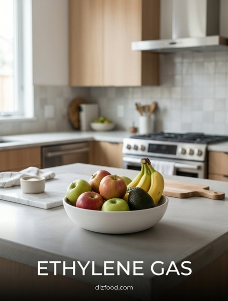 Why Dissipating ethylene gas is the Secret to Preventing Countertop Produce Spoilage