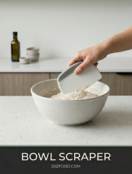 Mastering Kitchen Cleanup and Efficiency with a bowl scraper for Every Baker