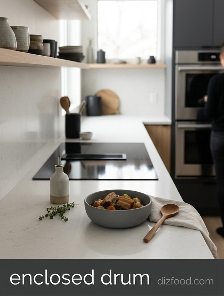 Why an enclosed drum Provides Maximum Safety During Kitchen Prep