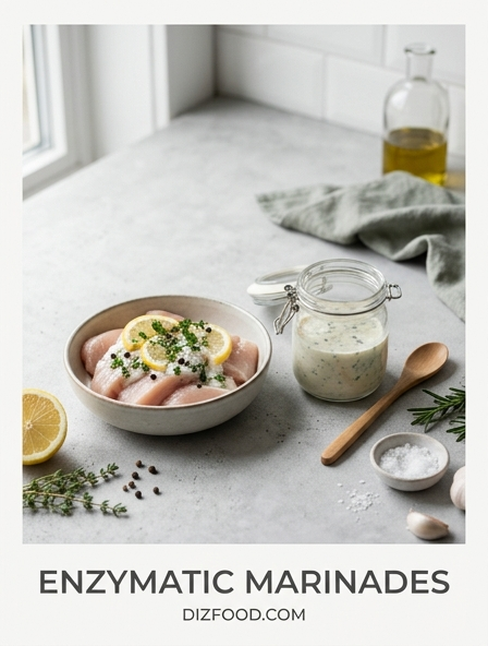 Mastering enzymatic marinades for Deeply Tenderized and Soft Meat