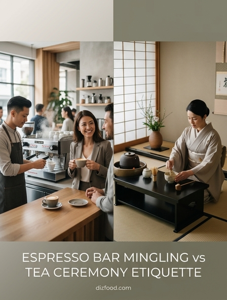 Espresso Bar Mingling Vs Tea Ceremony Etiquette - Navigating Social Vibrancy Versus Traditional Mindfulness