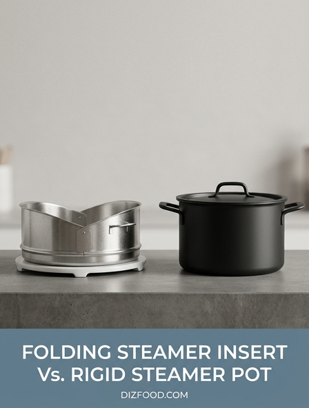 Folding Steamer Insert Vs. Rigid Steamer Pot: The One That Gets The Most Out Of Your Veggies