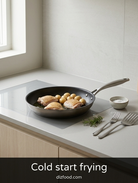 The Culinary Benefits of Cold start frying for Achieving a Glass-Like Crunch