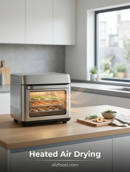 Understanding the Impact of Traditional Heated Air Drying on Energy and Plastic Safety