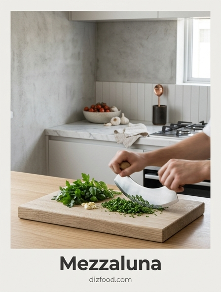 Master High Volume Kitchen Mincing with a Mezzaluna and Professional Rocker Tools