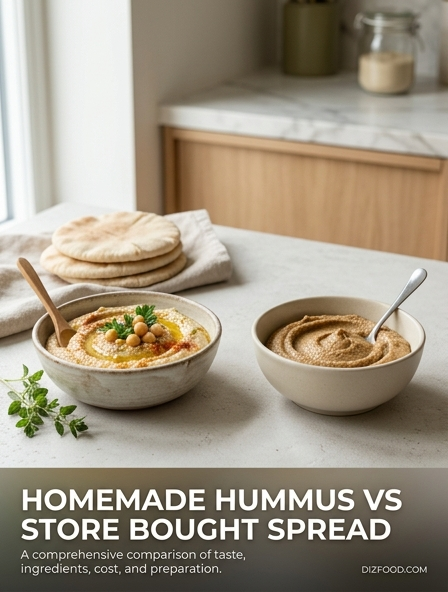 Homemade Hummus Vs Store Bought Spread - Choosing The Best Flavor And Quality For Your Dip