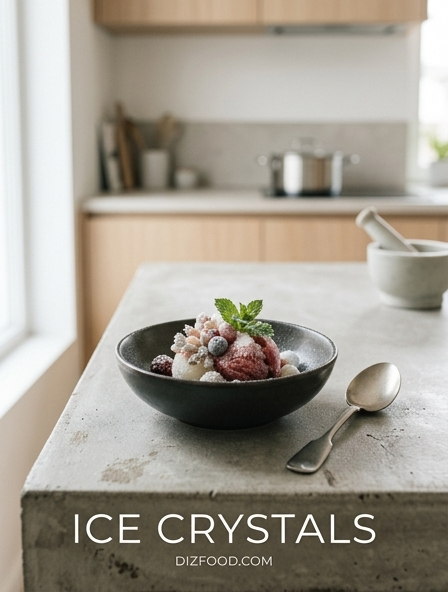 Understanding the Impact of ice crystals on the Texture and Quality of Frozen Goods