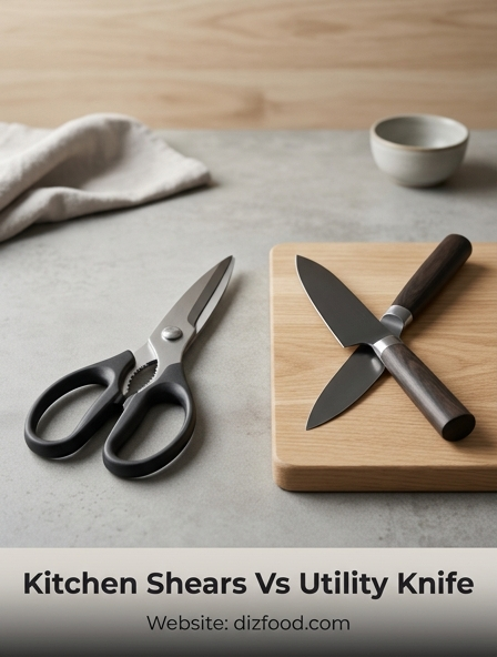 Kitchen Shears Vs Utility Knife: The One That Masters Every Task In Your Kitchen Prep