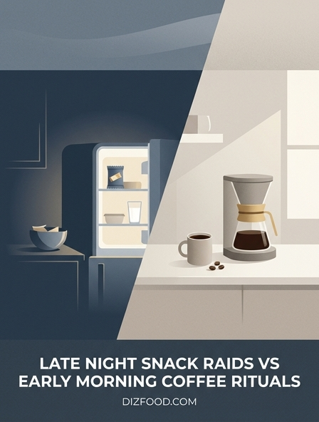 Late Night Snack Raids vs. Early Morning Coffee Rituals - Which Kitchen Habit Defines You?