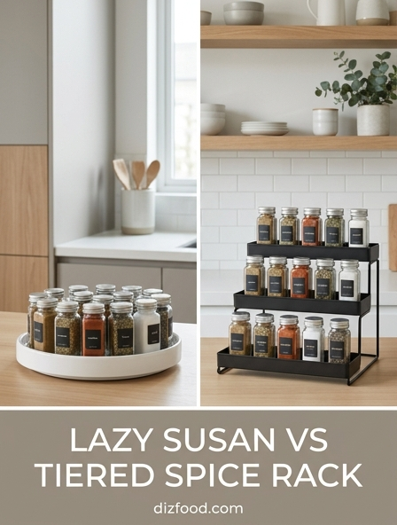 Lazy Susan Vs Tiered Spice Rack: Which Is Best For Your Spice Organization?