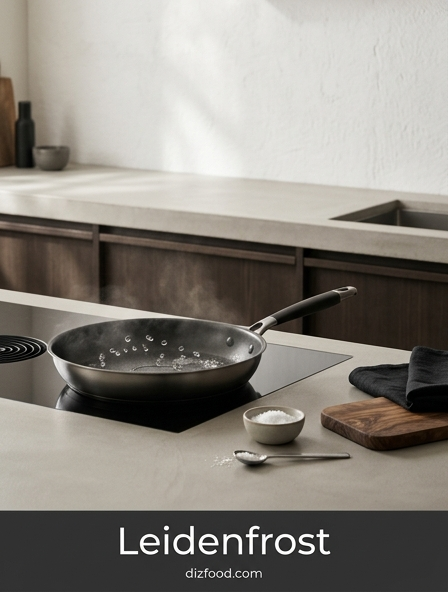 Understanding the Leidenfrost technique for Better Cooking on Metal Surfaces