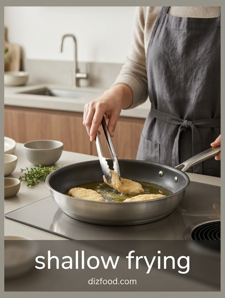 Mastering shallow frying Techniques for a Delicate and Golden Brown Finish