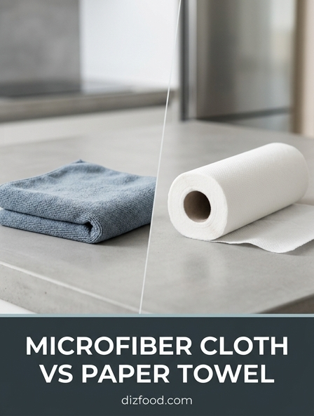 Microfiber Cloth Vs Paper Towel: The One That Delivers a Truly Streak-Free Kitchen!