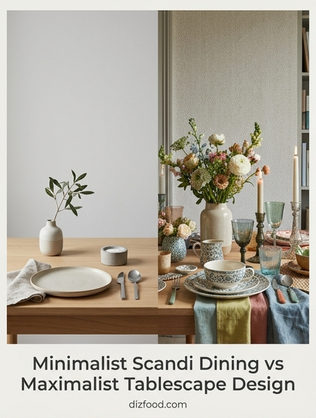 Minimalist Scandi Dining Vs Maximalist Tablescape Design: Which Style Defines Your Table?