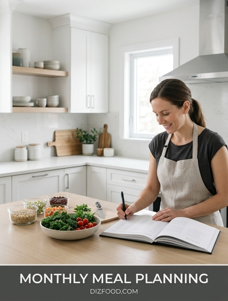 Maximize Long Term Savings and Efficiency with Monthly Meal Planning