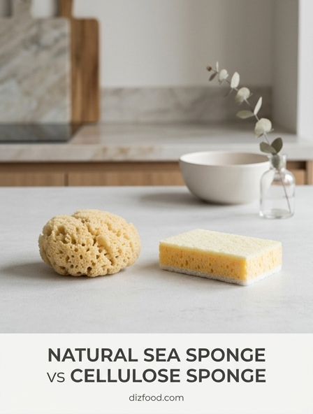 Natural Sea Sponge Vs Cellulose Sponge - The One That Provides The Most Sustainable Kitchen Clean