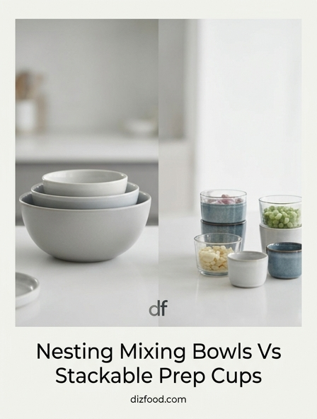 Nesting Mixing Bowls Vs Stackable Prep Cups: The One That Best Streamlines Your Kitchen Prep
