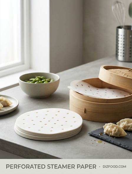 Achieve Professional Non-Stick Results Using perforated steamer paper