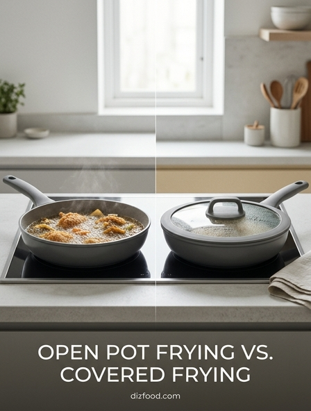 Open Pot Frying Vs. Covered Frying - The One Method That Perfects Your Food's Texture!