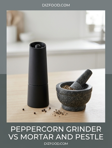 Peppercorn Grinder Vs Mortar And Pestle: Choosing The Best Tool For Maximum Spice Flavor