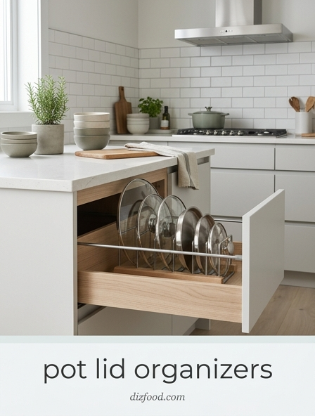 How pot lid organizers Can Help You Organize Heavy Cookware and Lid Handles