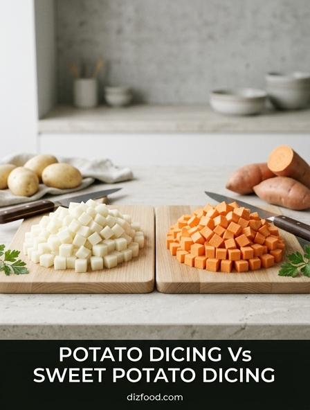Potato Dicing Vs Sweet Potato Dicing: The Best Techniques For Fast Uniform Results
