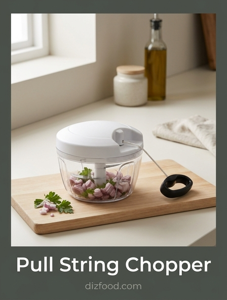 How the Pull String Chopper and Slap Chop Provide Better Texture Control