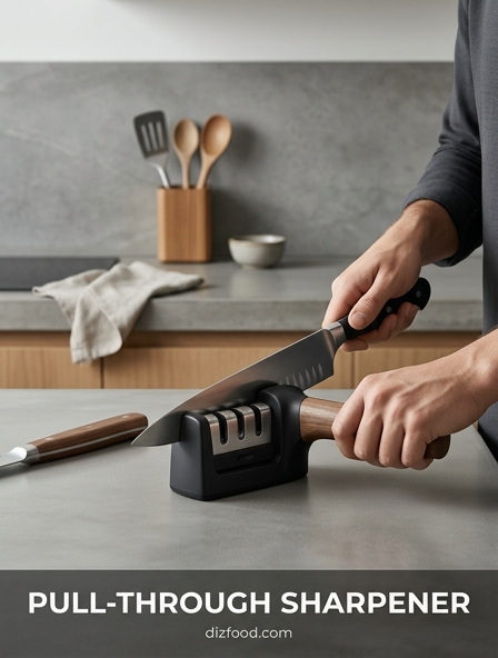 Understanding the Impact of a pull-through sharpener on Your Cutlery