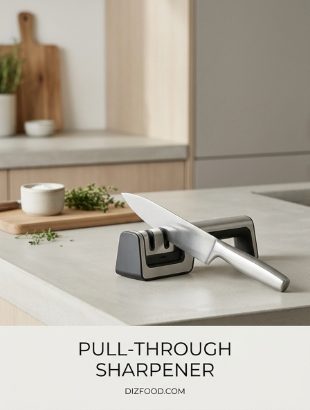 Understanding the Efficiency and Metal Removal of a pull-through sharpener