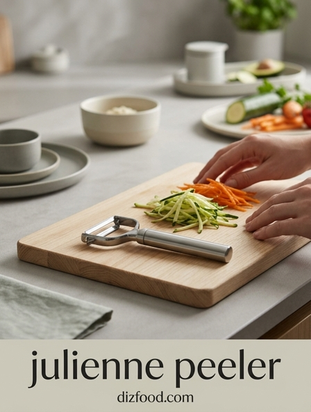 Why a julienne peeler is the Ultimate Compact Tool for Quick Garnishes