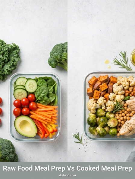 Raw Food Meal Prep Vs Cooked Meal Prep - The One That Delivers The Most Nutrients Per Bite