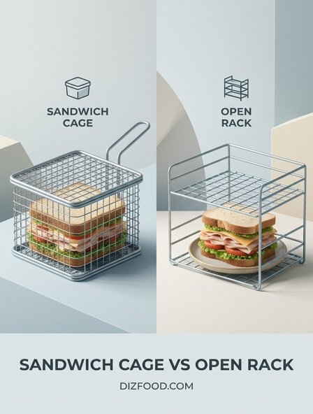 Sandwich Cage Vs Open Rack - Which Is Better For The Perfect Toasted Sandwich?