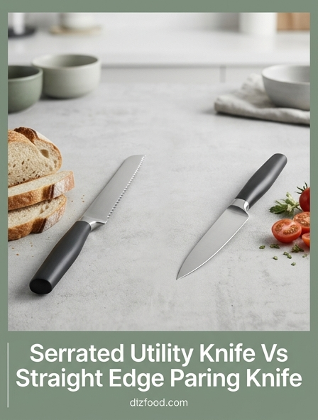 Serrated Utility Knife Vs Straight Edge Paring Knife: Which Is Best For Your Prep Work?