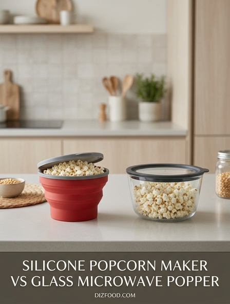 Silicone Popcorn Maker Vs Glass Microwave Popper - Picking The Best For Perfect Movie Night Snacks