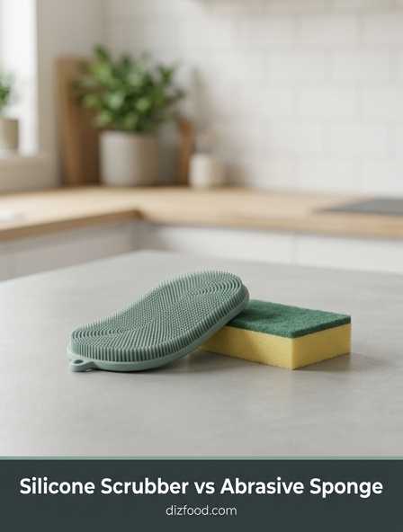 Silicone Scrubber Vs Abrasive Sponge - Which Is More Hygienic And Effective For Your Cookware?