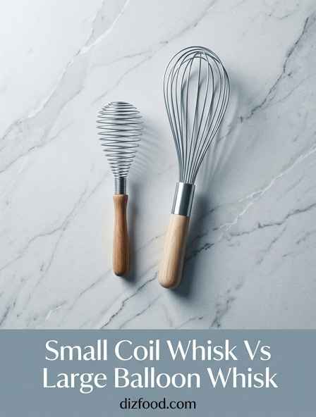 Small Coil Whisk Vs Large Balloon Whisk: The Best Tool for Perfect Textures in Every Dish