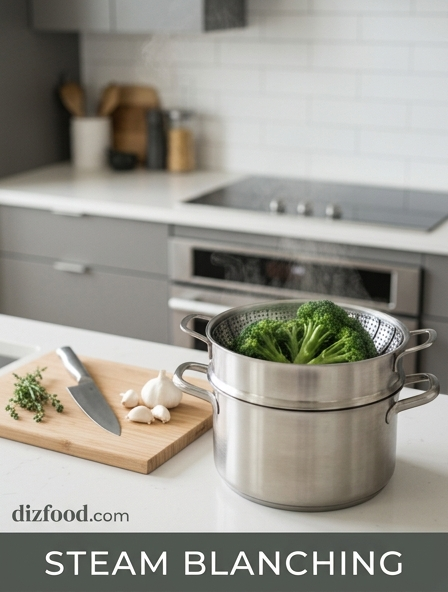 Mastering steam blanching to Maintain Vibrant Colors and Crisp Textures