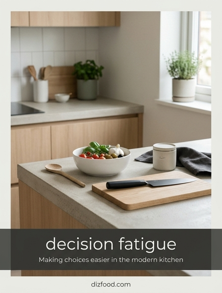 Simple Kitchen Strategies to Eliminate decision fatigue and Save Time